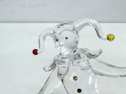 Swarovski Crystal Jester Clown Fairy Tales Retired Edith Mair Mirror COA S351