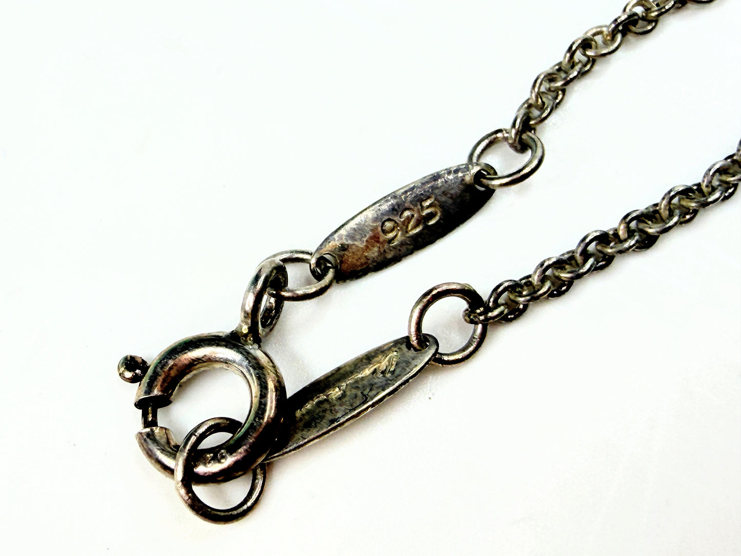 Vintage Tiffany & Co Elsa Peretti Sterling X-Large Open Heart Necklace JR1947