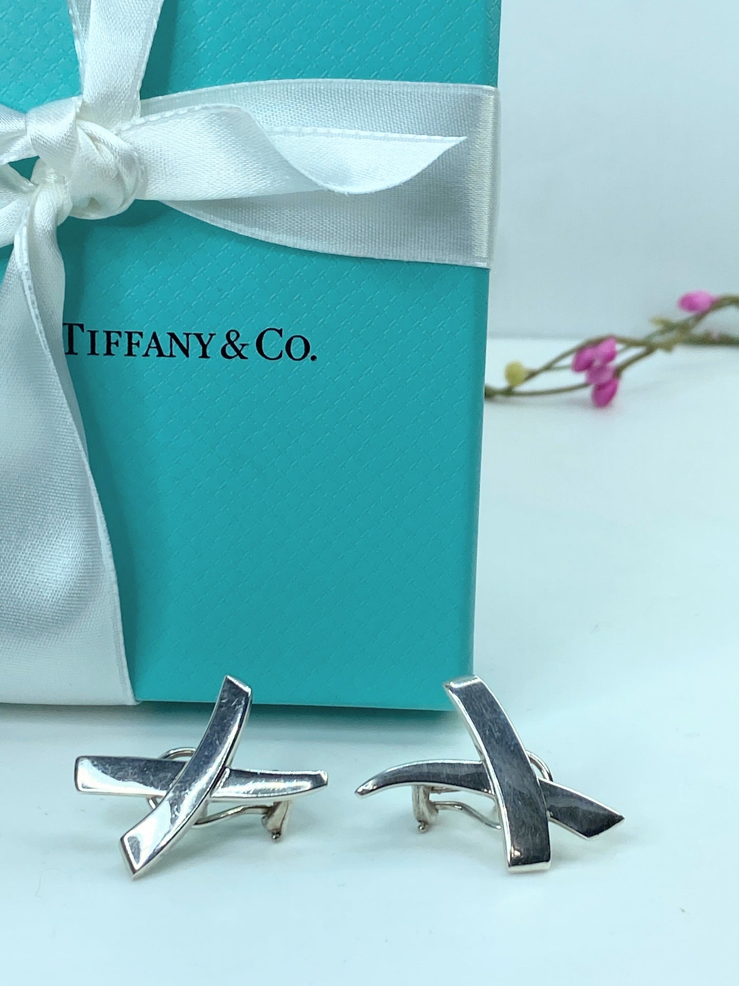 Tiffany & Co. Paloma Picasso Large Graffiti X Earclips Sterling silver JR742