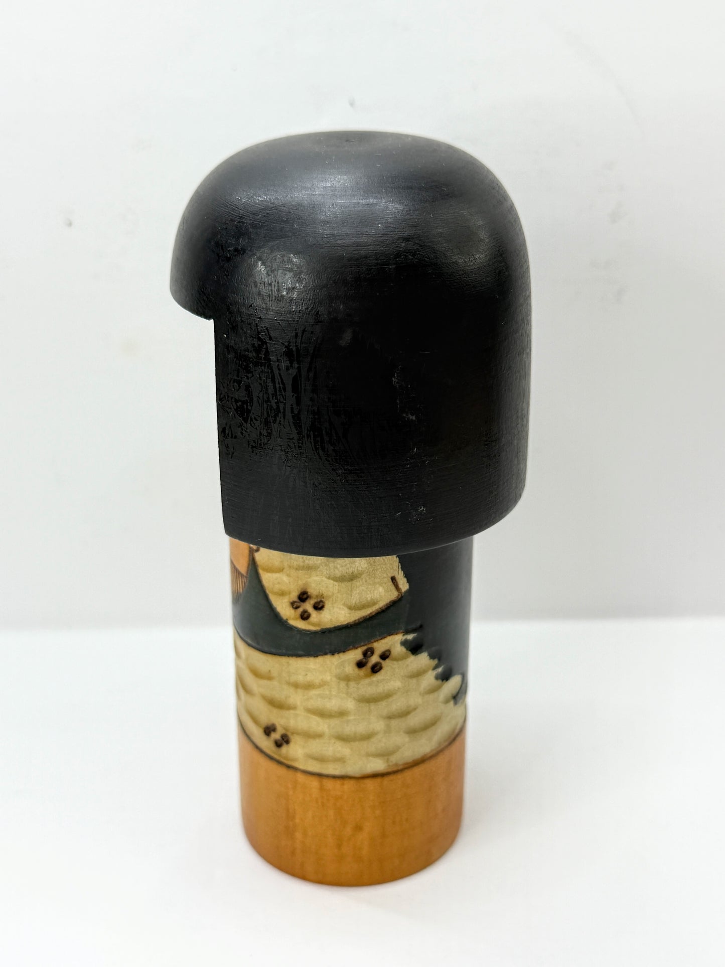 Vintage Japanese Shūsui 秀水 Signed Sōsaku Kokeshi Doll Woman in Kimono A1024
