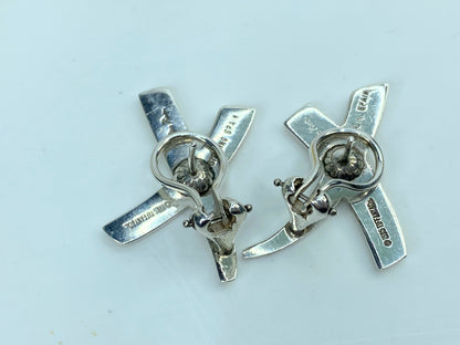 Tiffany & Co. Paloma Picasso Large Graffiti X Earclips Sterling silver JR742