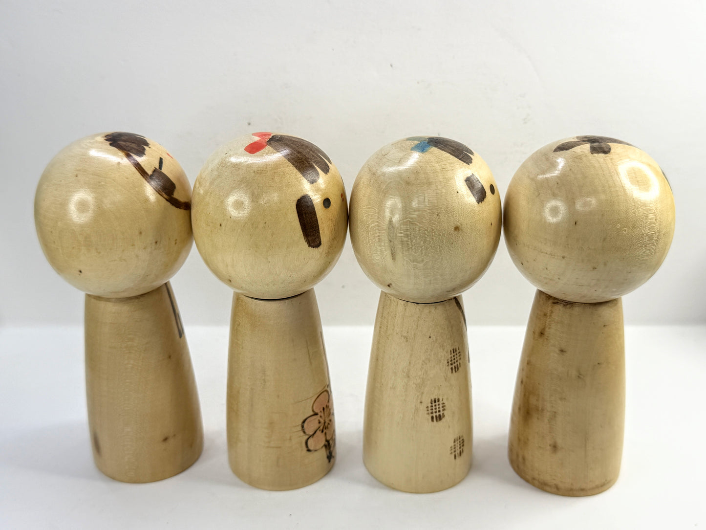 Issetsu Kuribayashi 栗林一雪 "Four Seasons" Creative Kokeshi Doll 4/Set Box A1206