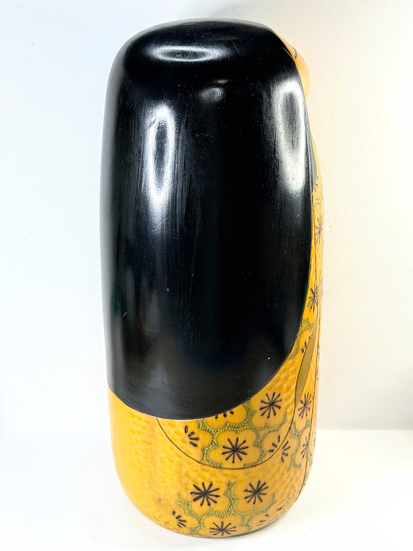 Award winning Yoshida Takashi吉田多加志 Sosaku Kokeshi Title: Kasugano 春日野 Doll A1222