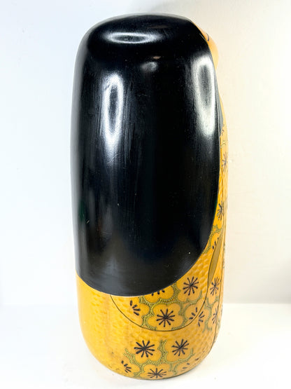 Award winning Yoshida Takashi吉田多加志 Sosaku Kokeshi Title: Kasugano 春日野 Doll A1222