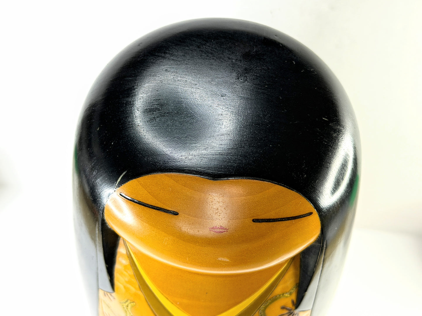 Award winning Yoshida Takashi吉田多加志 Sosaku Kokeshi Title: Kasugano 春日野 Doll A1222