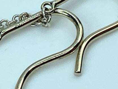 Tiffany & Co. 925 Silver 10mm Bead Ball HardWear Drop Dangle Earring 2" JR754