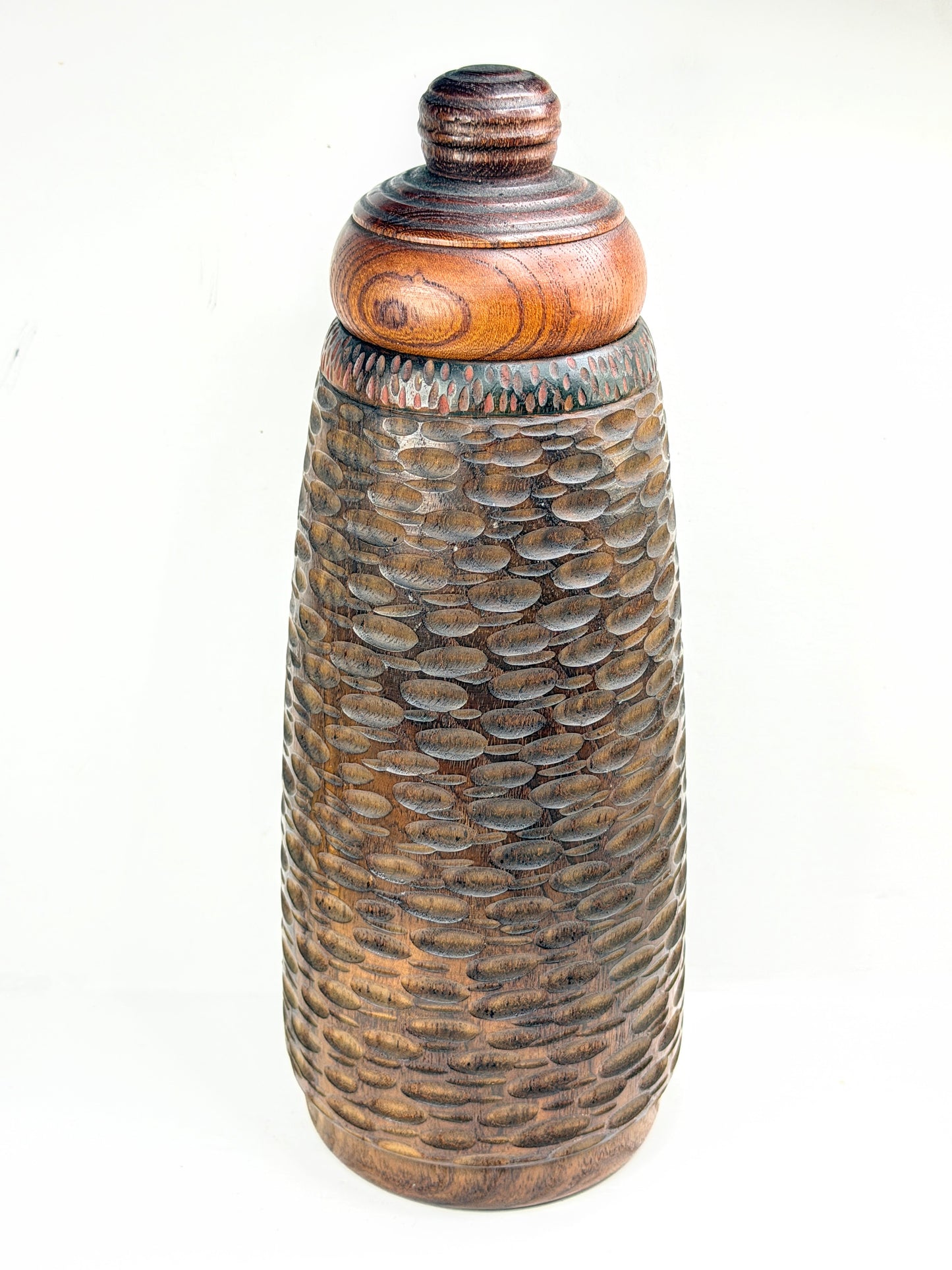 c1960 Sosaku Kokeshi “Fusetu  Wind and Snow” 風雪 by Shouzan Shido 志藤尚山 A1220