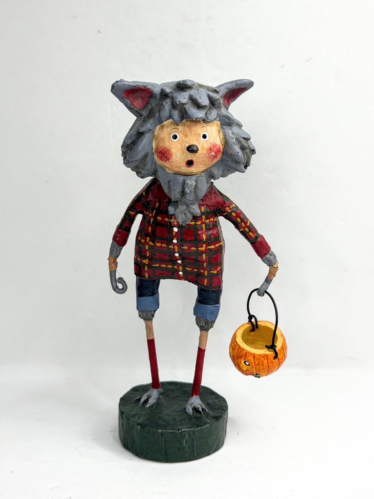 Vintage Lori Mitchell Wolfie Williams Halloween Werewolf Figurine ESC XN100