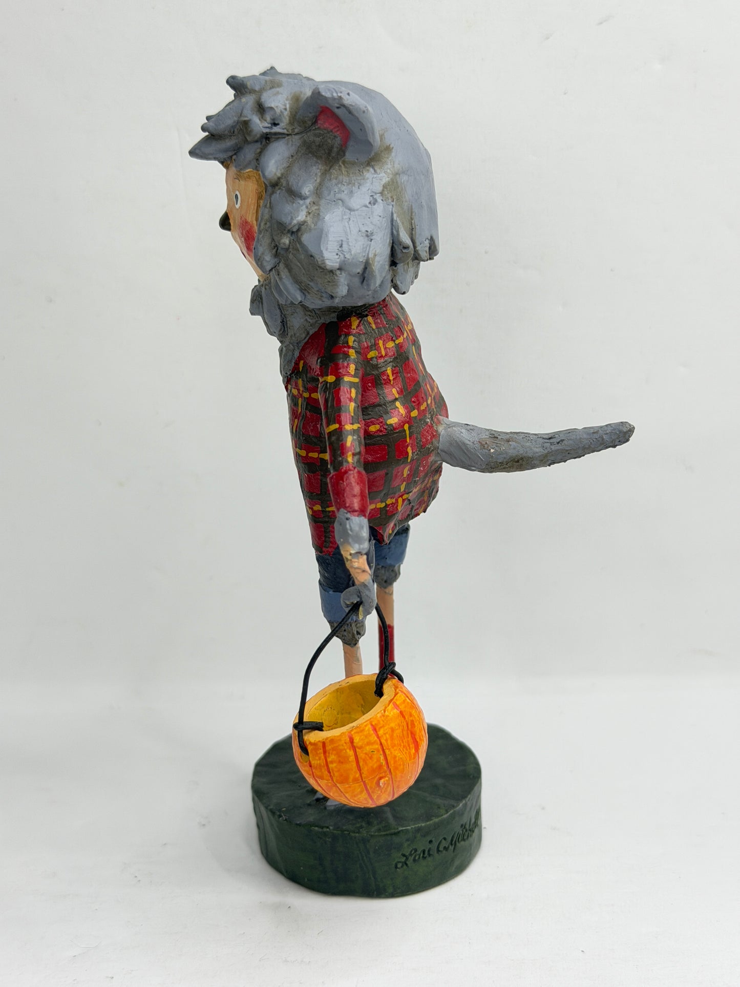Vintage Lori Mitchell Wolfie Williams Halloween Werewolf Figurine ESC XN100