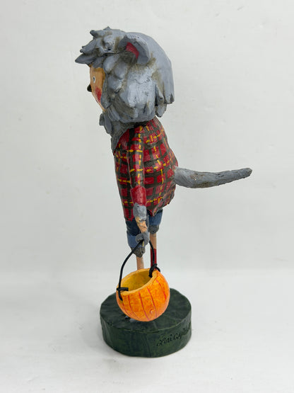 Vintage Lori Mitchell Wolfie Williams Halloween Werewolf Figurine ESC XN100