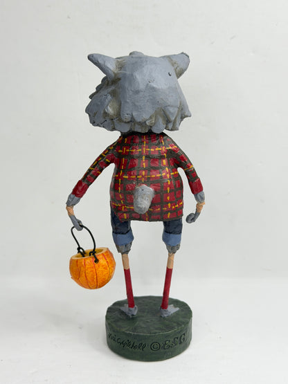 Vintage Lori Mitchell Wolfie Williams Halloween Werewolf Figurine ESC XN100