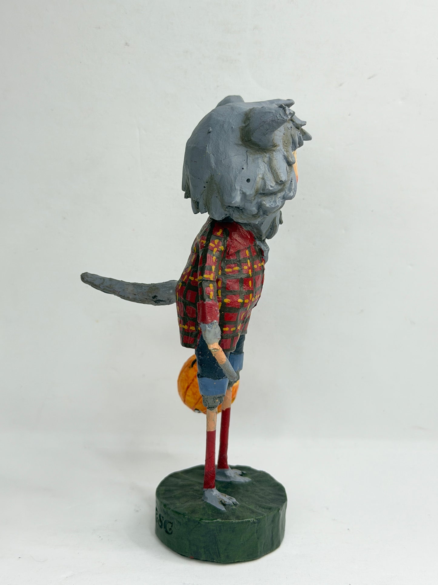 Vintage Lori Mitchell Wolfie Williams Halloween Werewolf Figurine ESC XN100