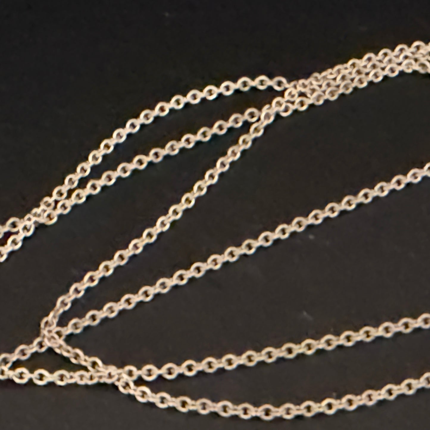 Tiffany & Co Sterling Silver Cable Chain Necklace 20” 925 JR1294