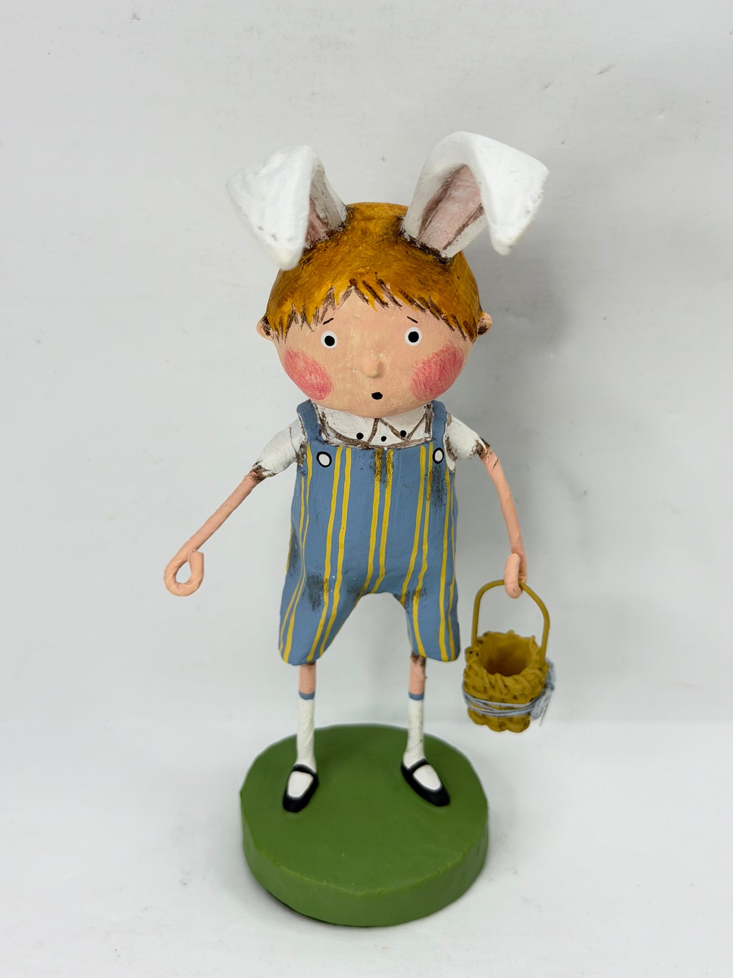 Vintage Lori Mitchell Brewster Williams Easter Bunny Boy Figurine XN107
