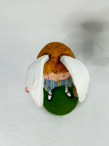 Vintage Lori Mitchell Brewster Williams Easter Bunny Boy Figurine XN107