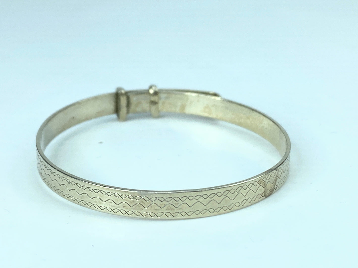 Art Deco 1930's belt sterling 925 children's bracelet Griffith 4.0" 5.6g JR797