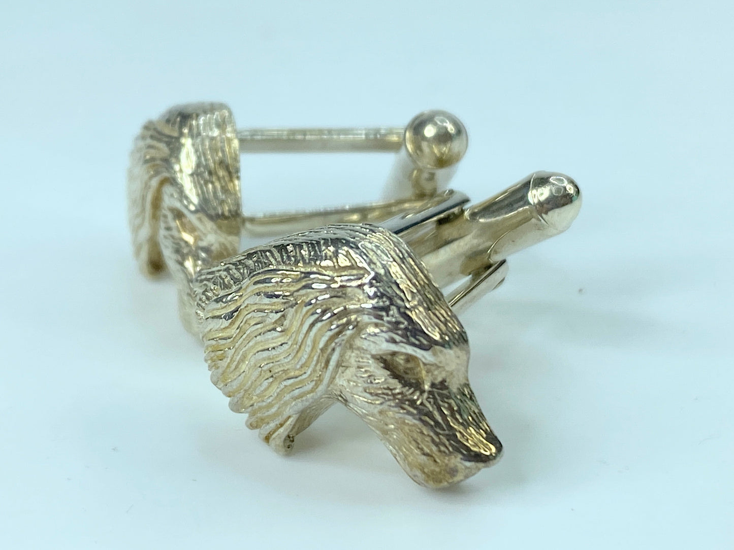 Tiffany & Co. Cufflinks Dog Rare sterling 925 Men’s accessory w/box 8.9g JR799