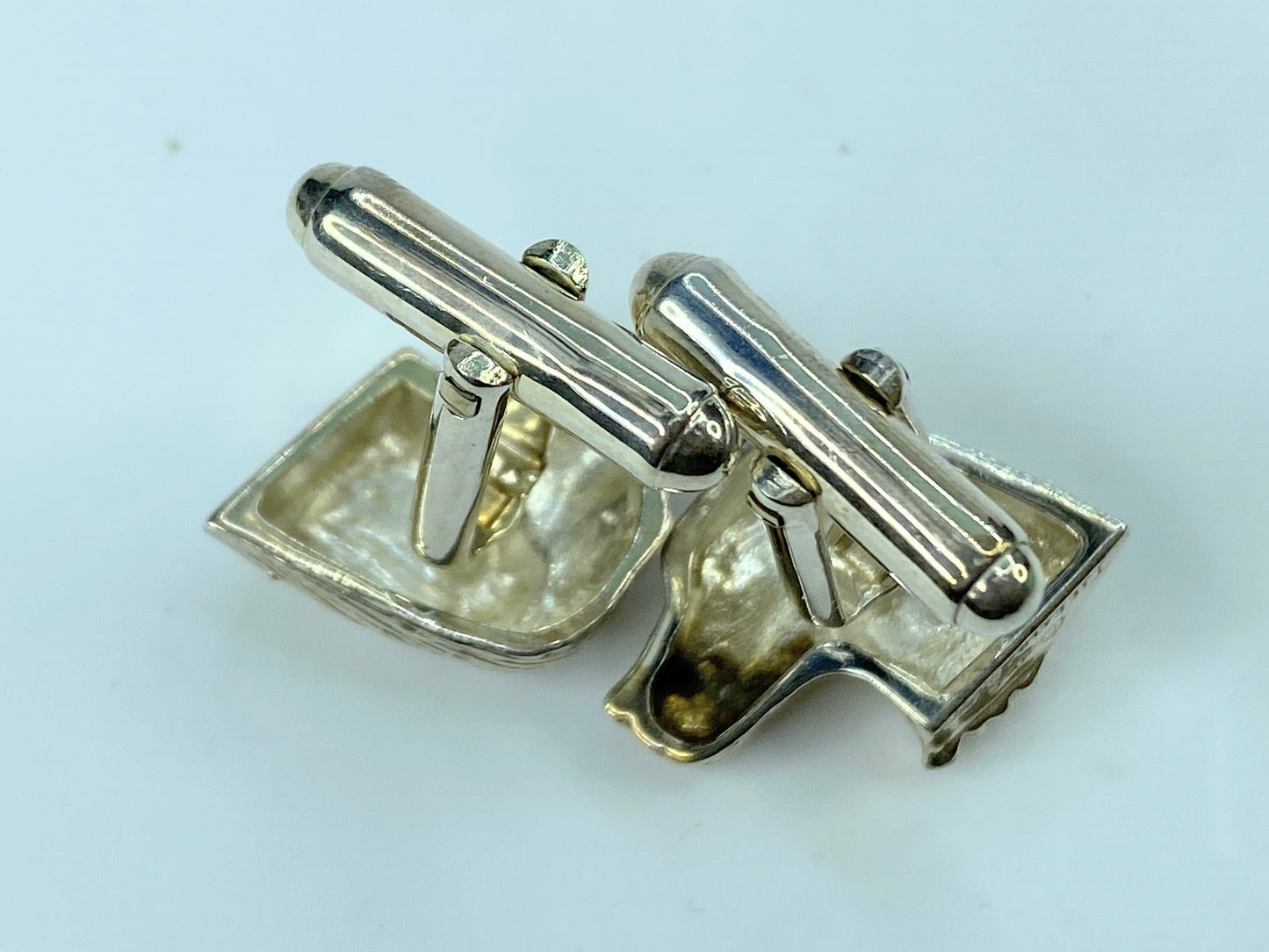 Tiffany & Co. Cufflinks Dog Rare sterling 925 Men’s accessory w/box 8.9g JR799