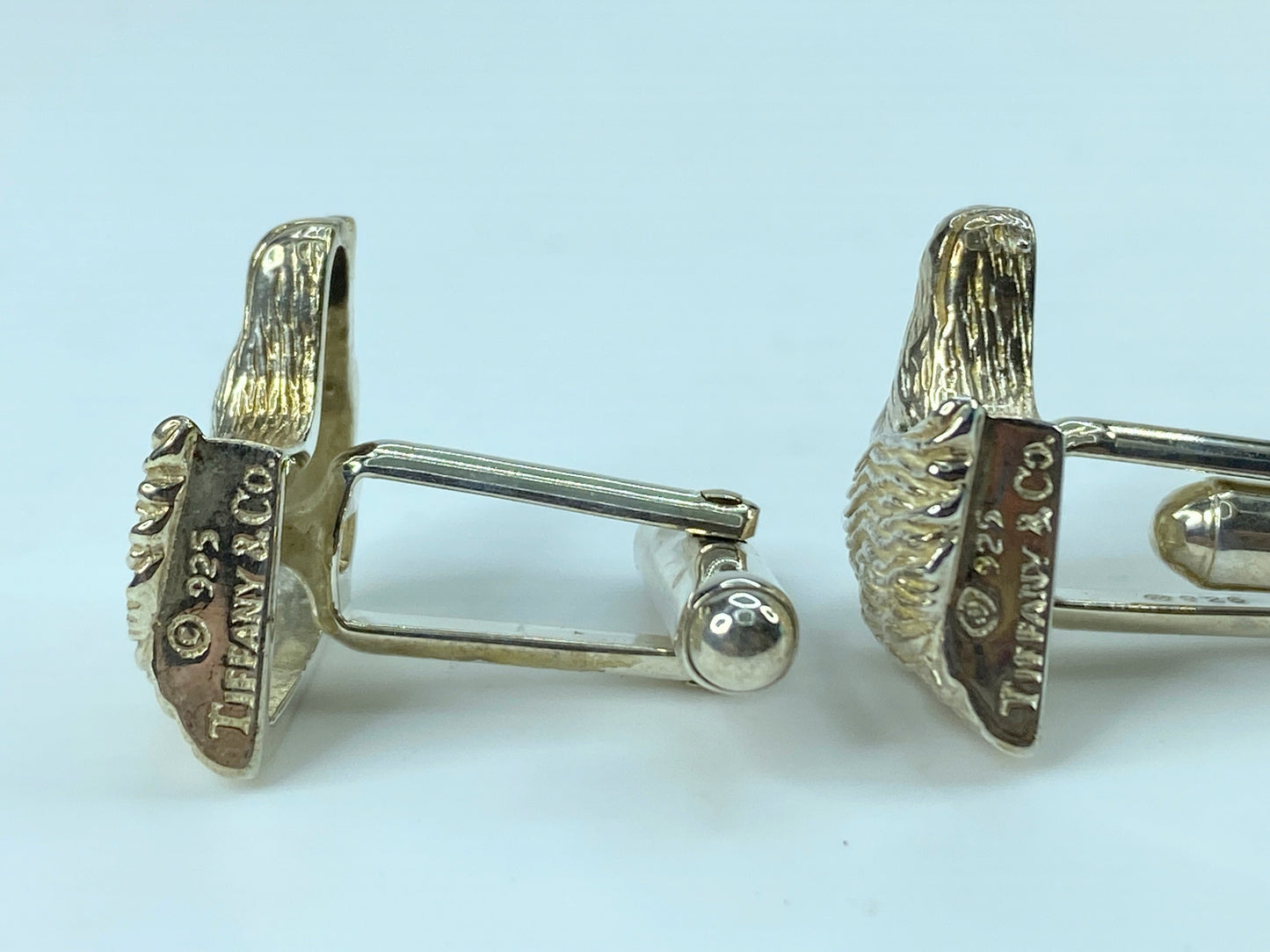 Tiffany & Co. Cufflinks Dog Rare sterling 925 Men’s accessory w/box 8.9g JR799