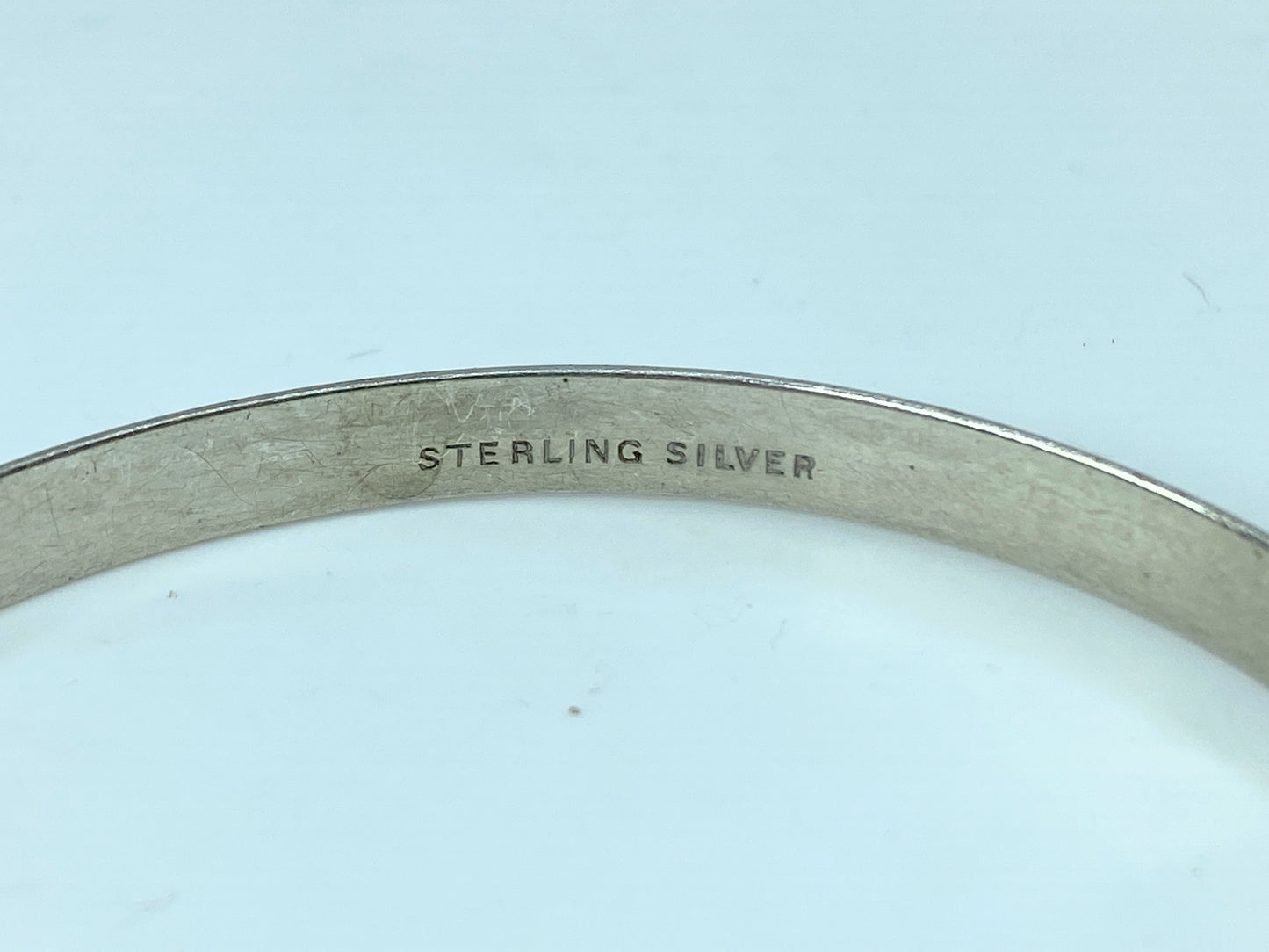 Sterling Silver 925 Hallmark English Christening Bracelet c1930 6.2g 5.5" JR803