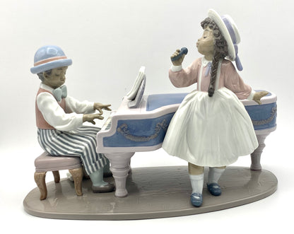 Lladro Jazz Band Duo Pianist and Singer 5930 Black Legacy