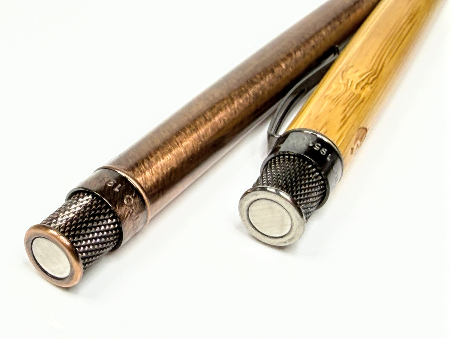 Vintage Retro 51 Tornado Bamboo Panda & Lincoln Copper Rollerball Pen Set SS419