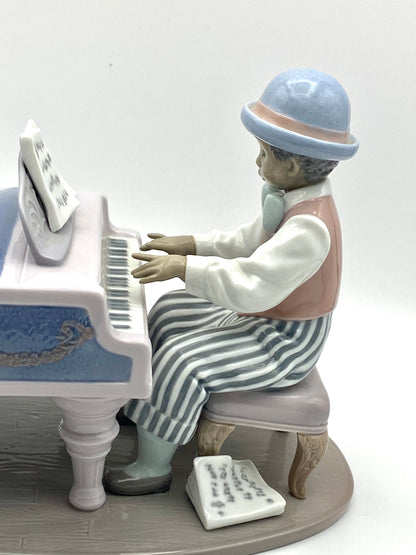 Lladro Jazz Band Duo Pianist and Singer 5930 Black Legacy