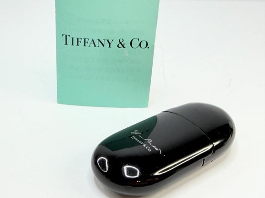 Vintage Tiffany & Co. Elsa Peretti Black Lacquer Bean Lighter with box SS194