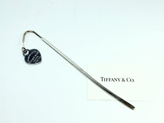 Vintage Tiffany & Co. Sterling Silver Heart Bookmark AG925 SS195