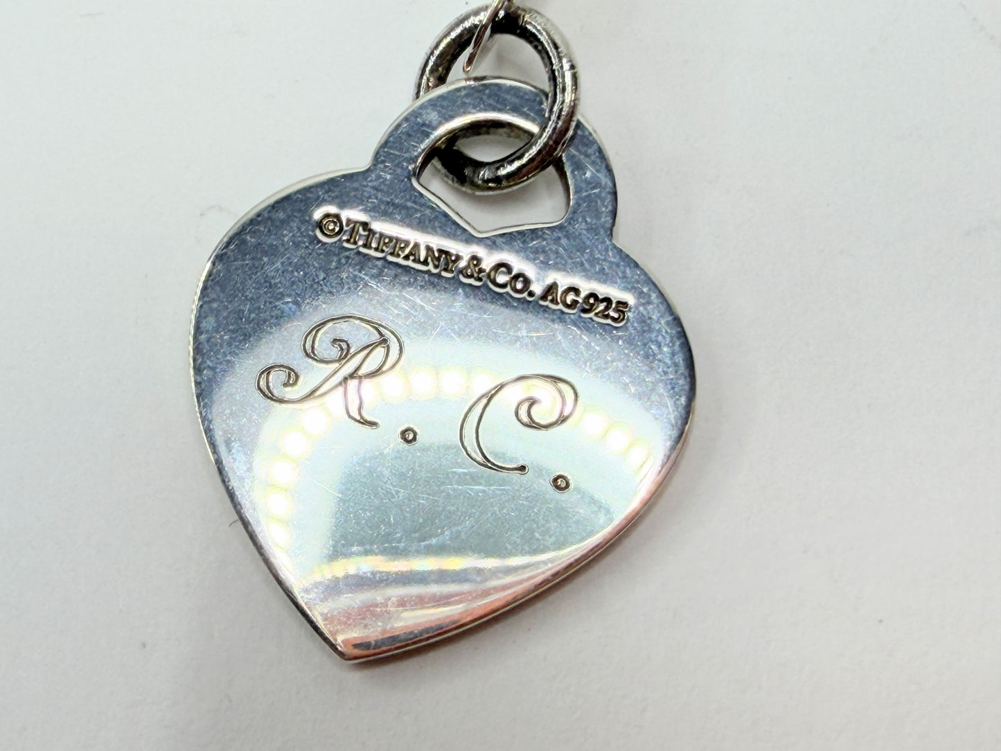 Vintage Tiffany & Co. Sterling Silver Heart Bookmark AG925 SS195