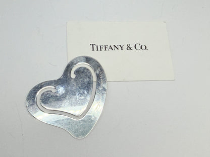 Tiffany & Co. sterling silver Elsa Peretti Heart bookmark or paper clip SS196