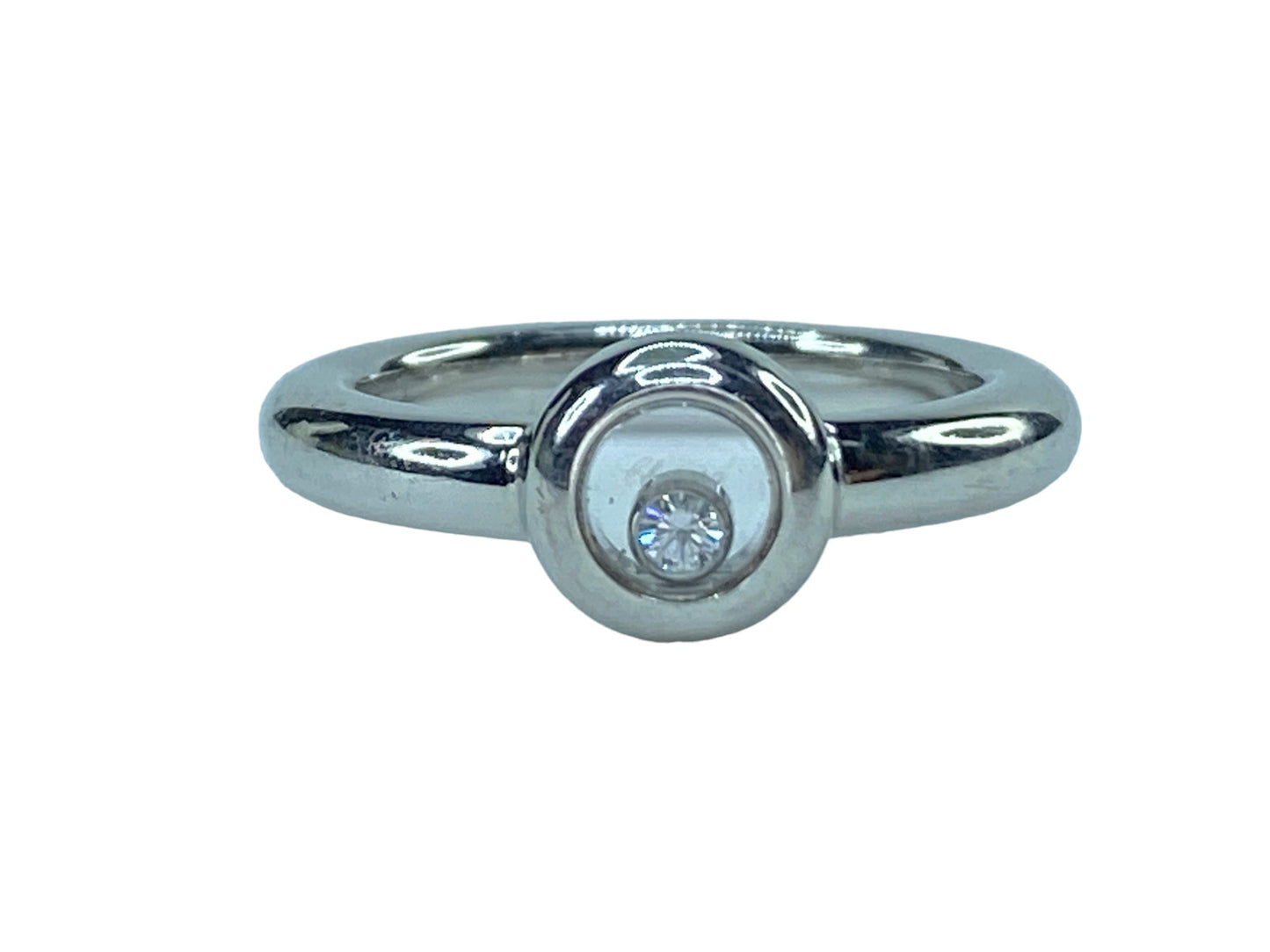 Happy Diamonds Icons ring, ethical white gold, diamond BY Chopard