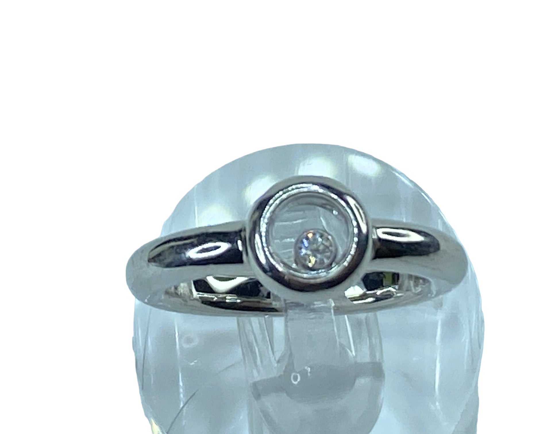 Happy Diamonds Icons ring, ethical white gold, diamond BY Chopard