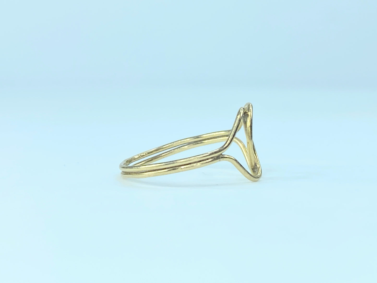 14k yellow gold interlocking ring s6.25 JR9117