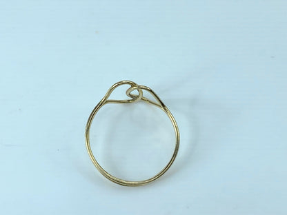 14k yellow gold interlocking ring s6.25 JR9117