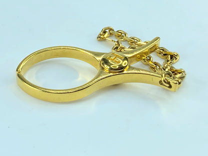 HERMES Gold-Plated Gold-Plated "Filou" Glove Clip Bag Charm rt. GS335