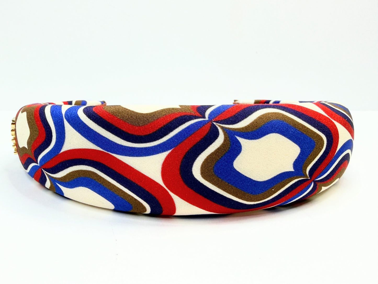Miu Miu Printed Padded Headband with Box & Authenticity Card GS739