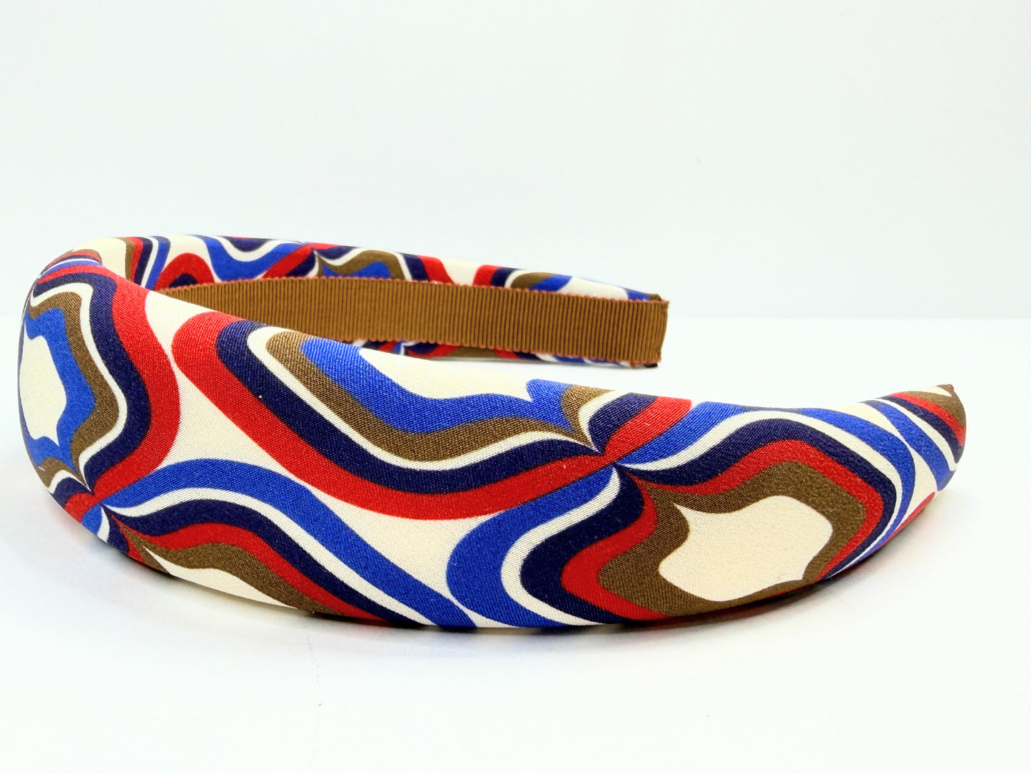 Miu Miu Printed Padded Headband with Box & Authenticity Card GS739