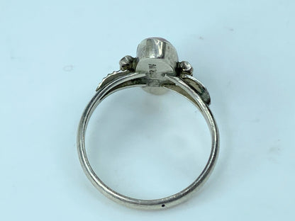 Southwestern Sterling Purple Spiny Oyster Ring Size 7 Signed EB JR767