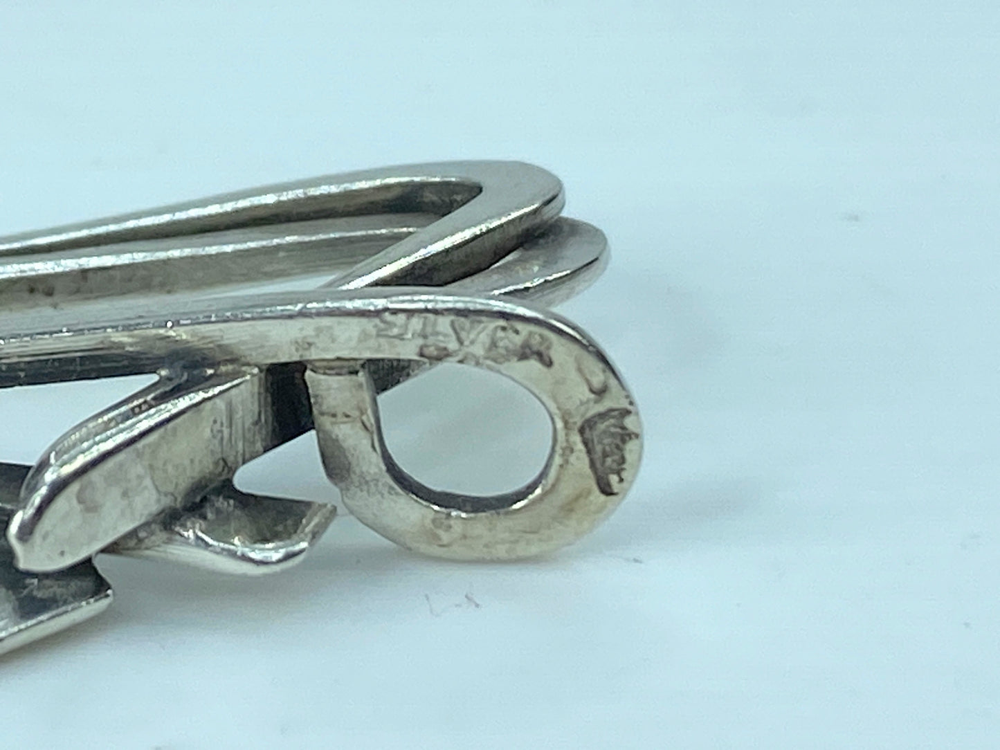 Rachel Gear c1980 handmade Sterling silver 925 pendant 1.5" 4.3 grams JR768