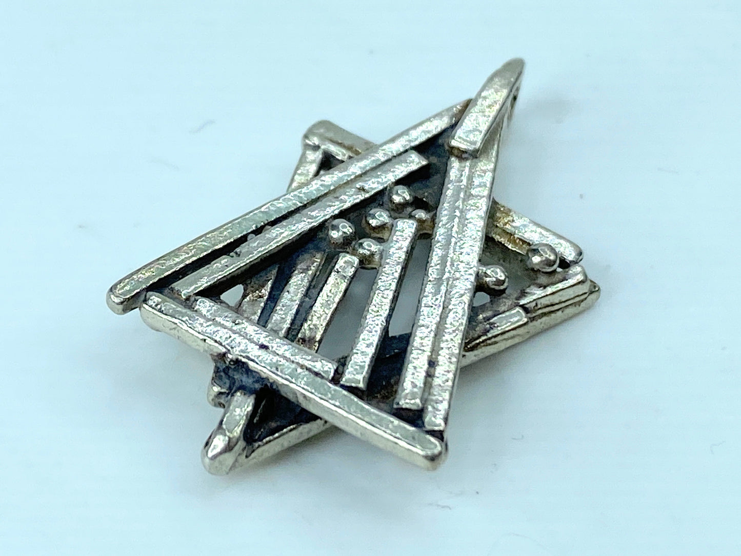 80" Rachel Gera Star Of David Sterling silver 1 3/8" x 1.0" 6.3g JR775