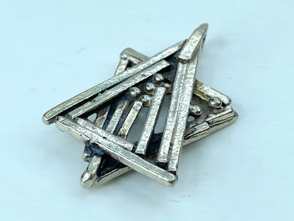 80" Rachel Gera Star Of David Sterling silver 1 3/8" x 1.0" 6.3g JR775