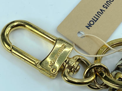 LOUIS VUITTON Key Ring Keychain Bag Charm M68476/D10210 Gold Authentic GS347