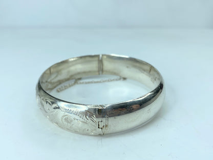 Vintage Smith & Sons 1963 Birmingham Hallmarked Silver sterling Engraved JR779