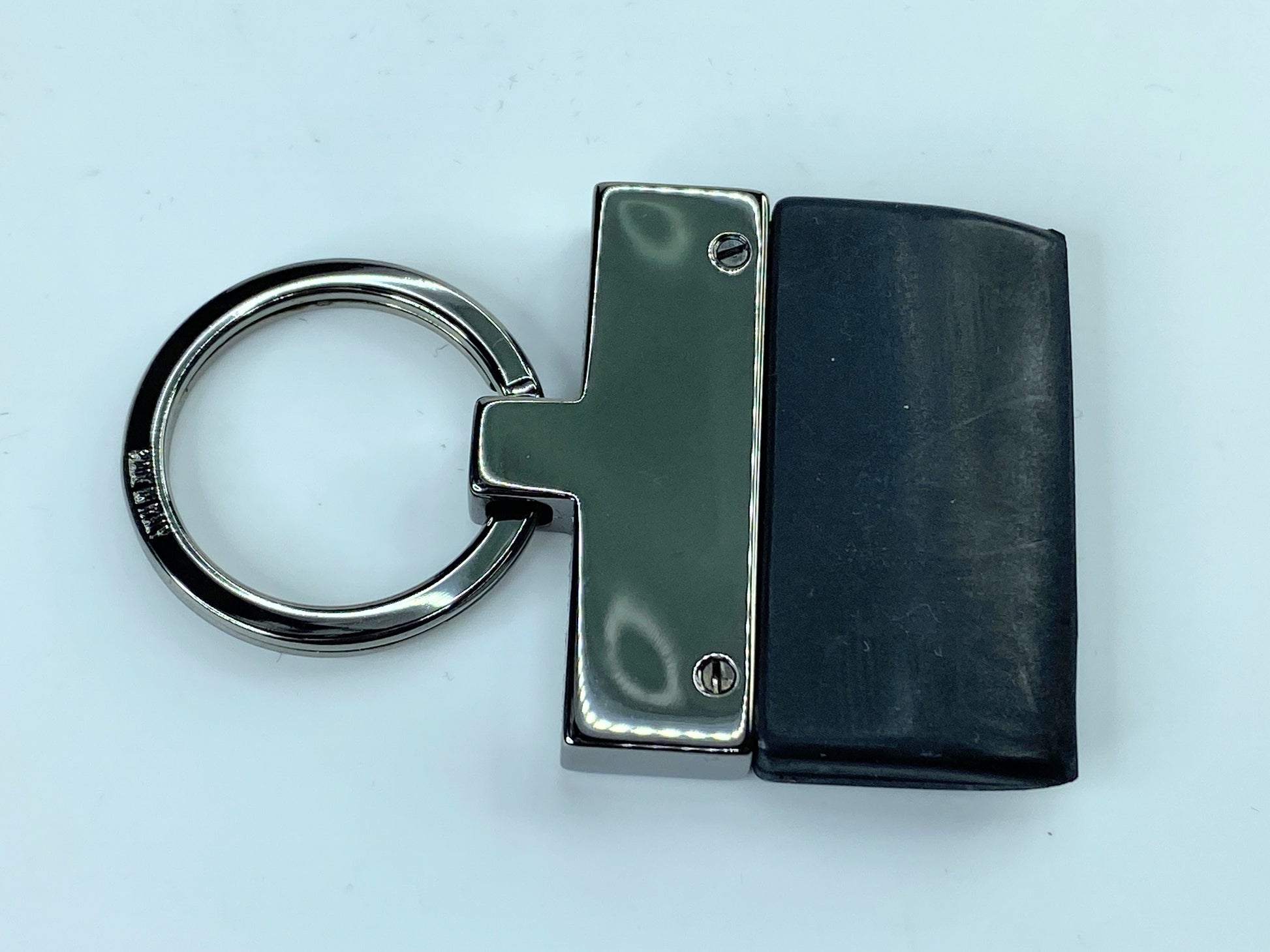 Gucci Silver-tone Key ring Chain GS350