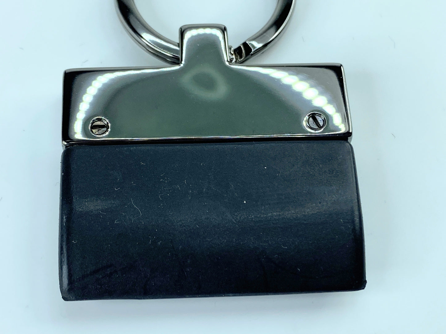 Gucci Silver-tone Key ring Chain GS350