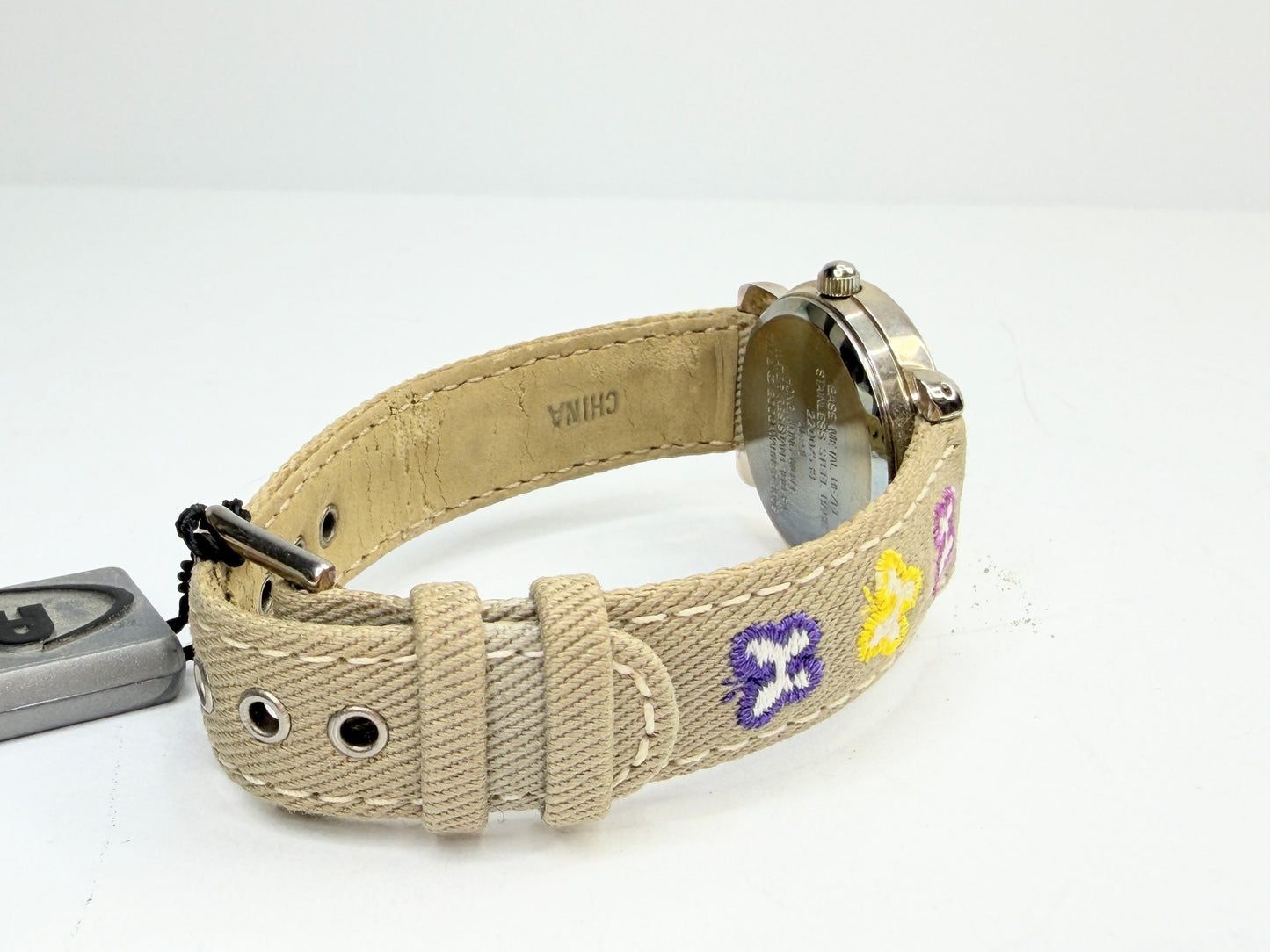 Armitron Tweety Bird Canvas Strap Quartz Watch Display Model New Battery SS198