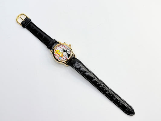 Armitron Tweety Sylvester Gold Tone Watch NOS New Strap SS199