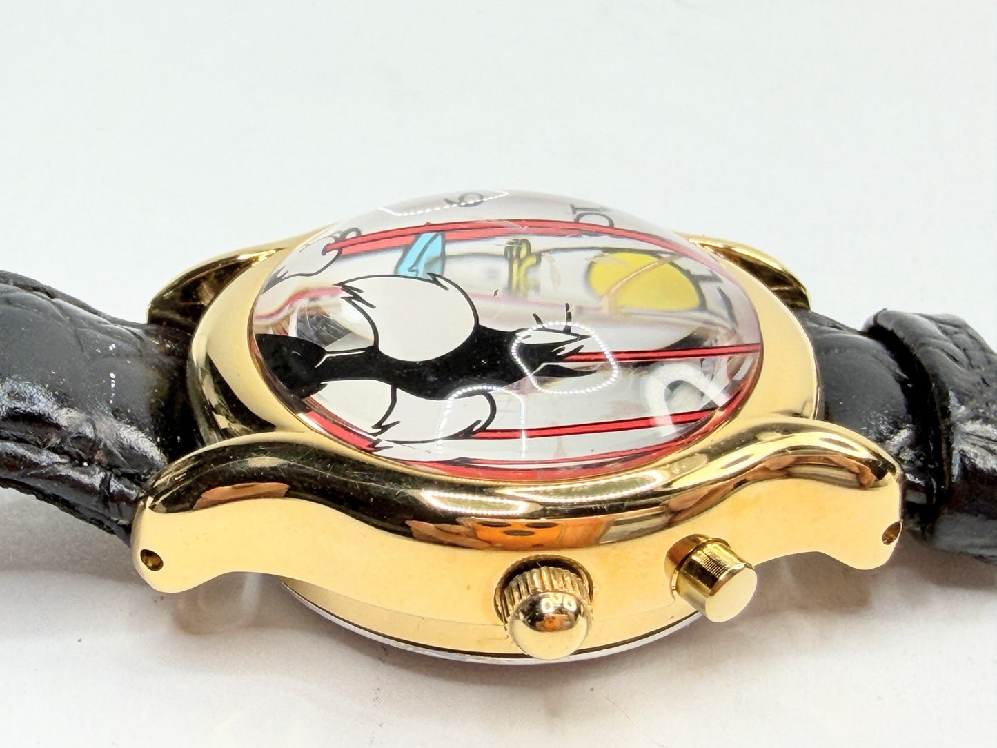 Armitron Tweety Sylvester Gold Tone Watch NOS New Strap SS199