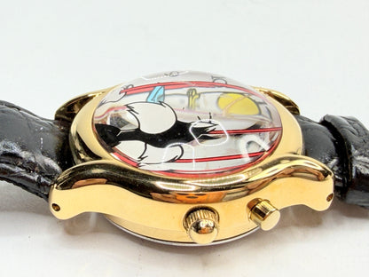 Armitron Tweety Sylvester Gold Tone Watch NOS New Strap SS199